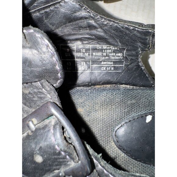 Dr. Martens Nick Fisherman Sandals Mens Size 10 M Black Leather vintage yk2 90\'s main image 5
